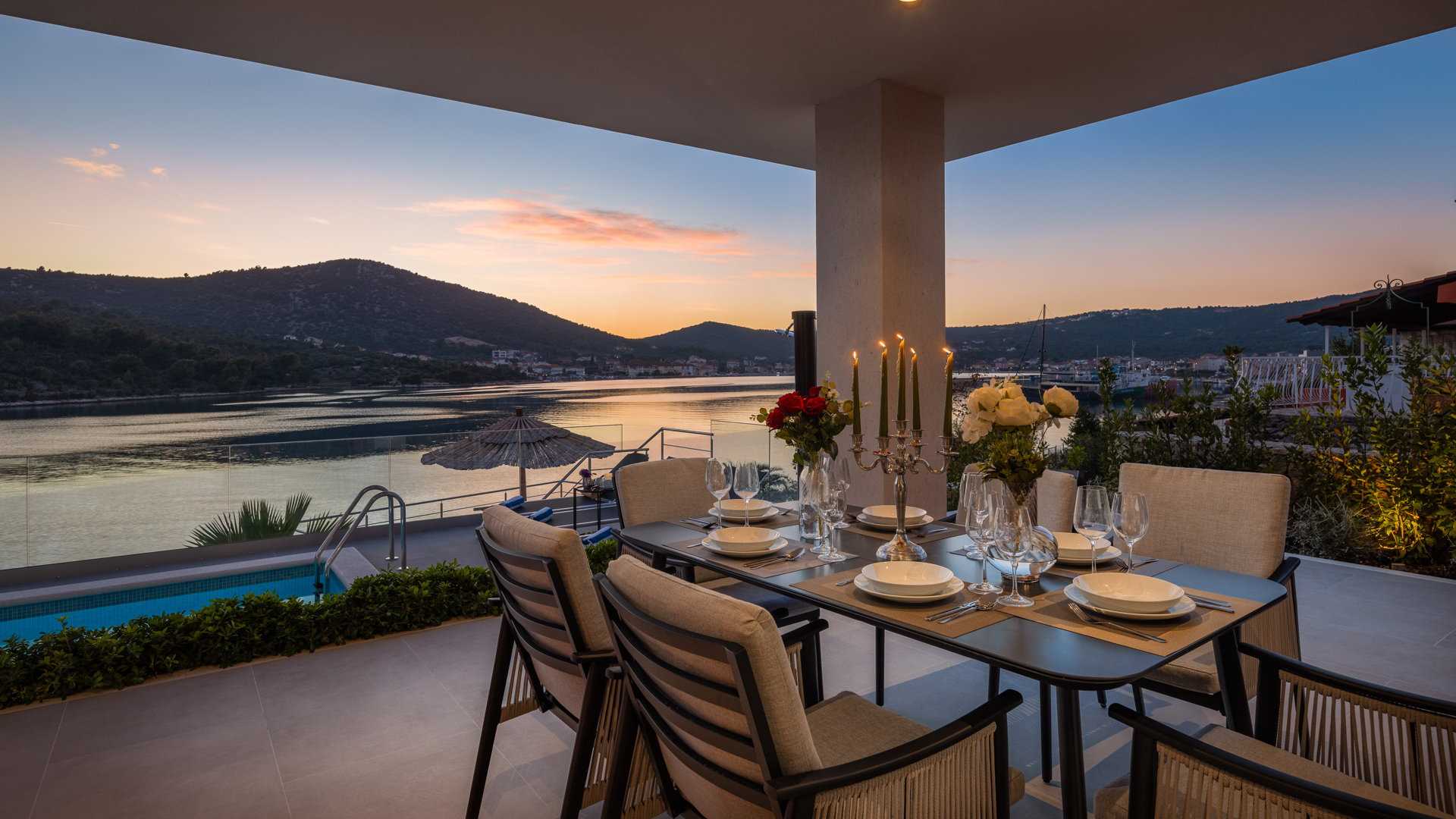 Beachfront Villa Mila M with Pool
