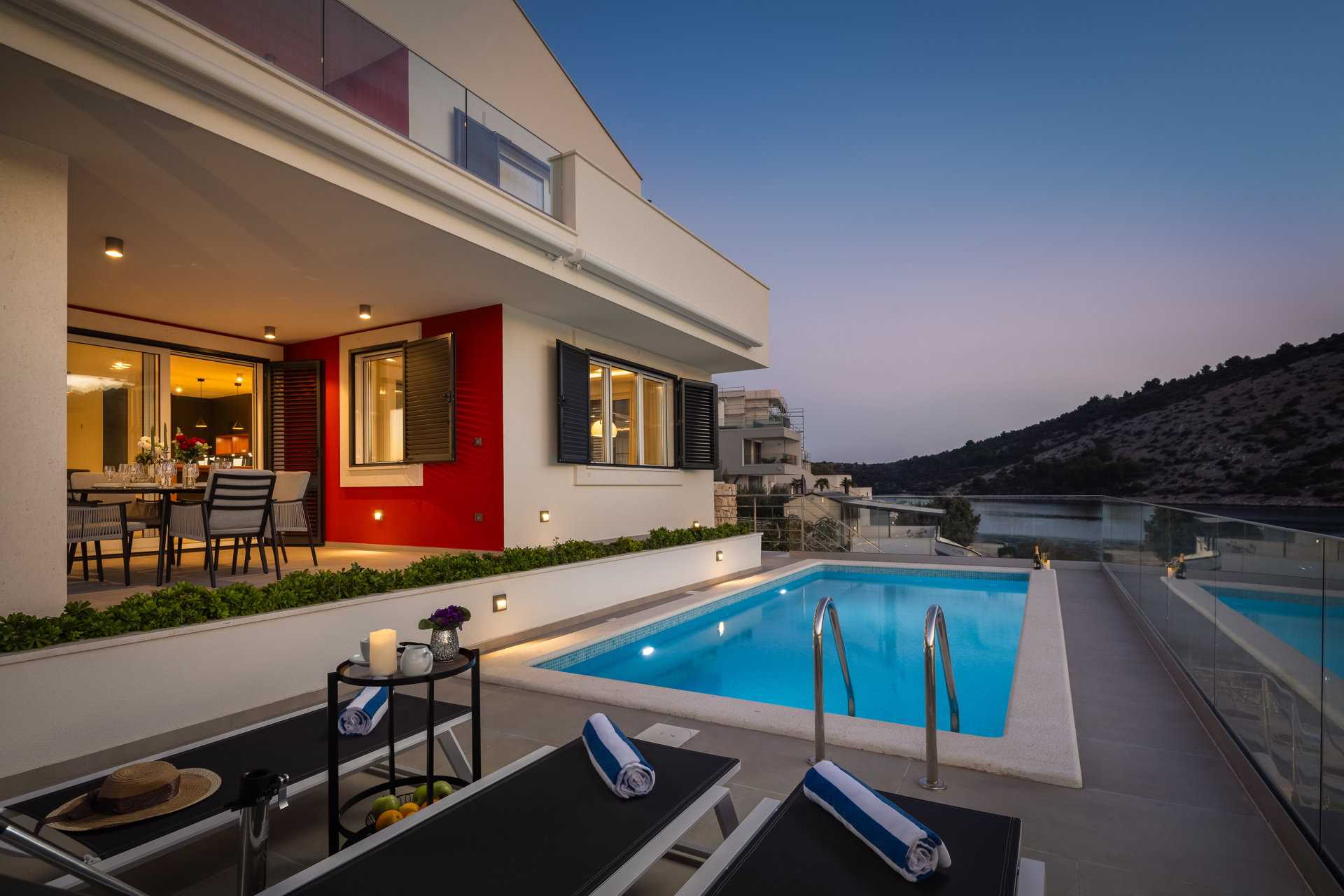 Beachfront Villa Mila M with Pool