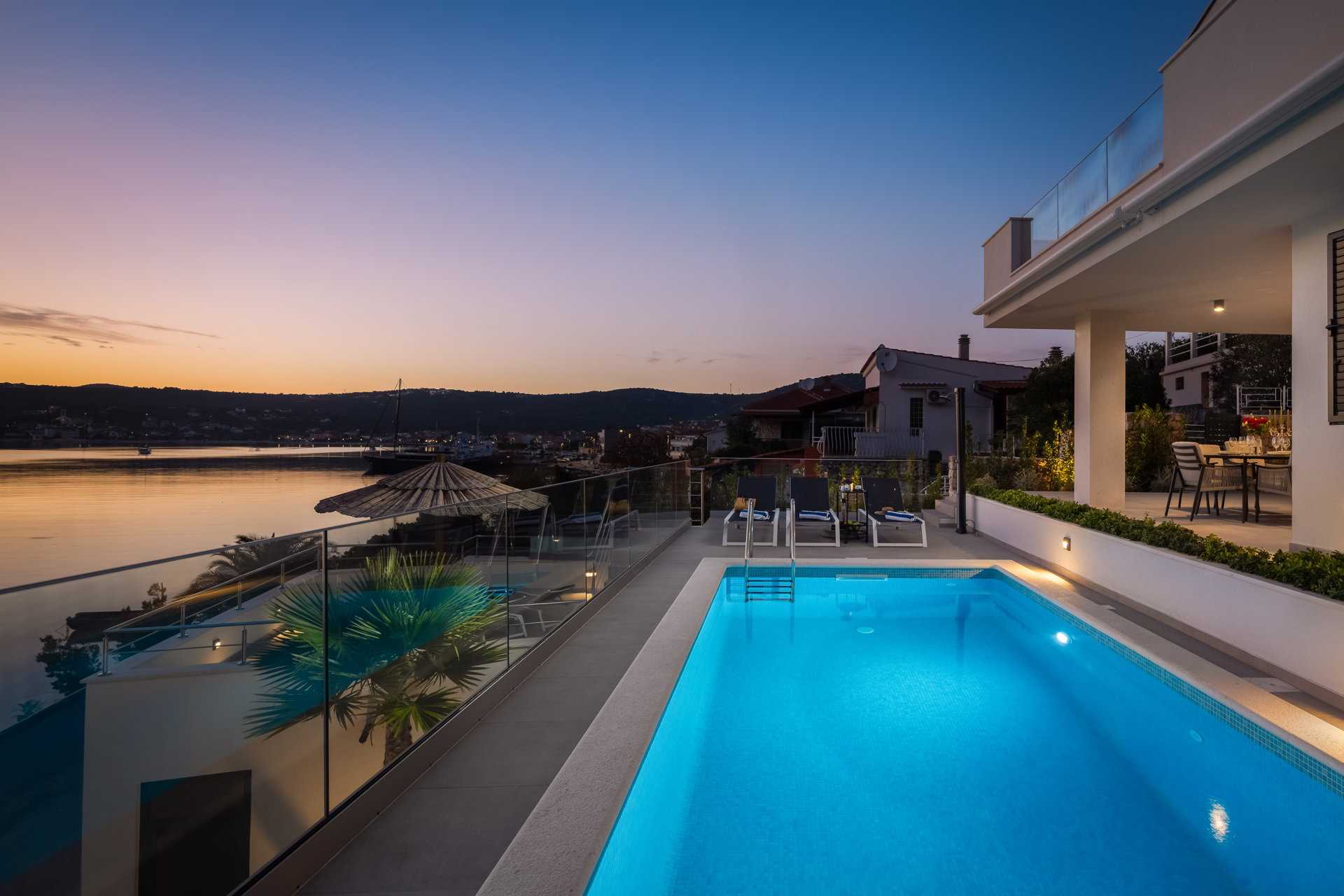 Beachfront Villa Mila M with Pool