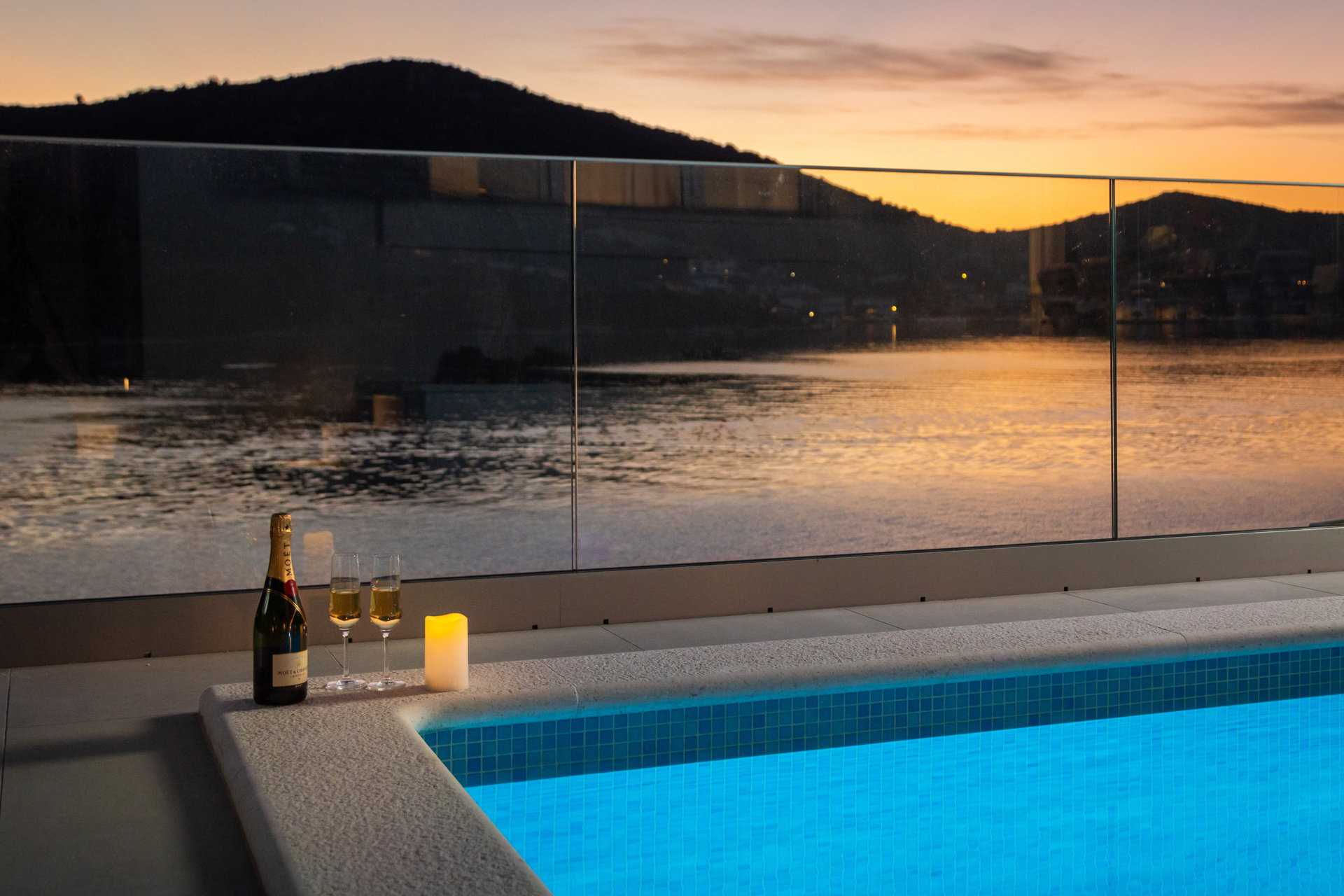 Beachfront Villa Mila M with Pool