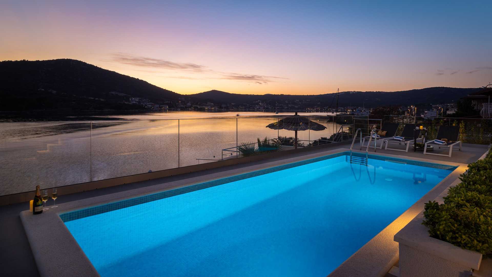 Beachfront Villa Mila M with Pool