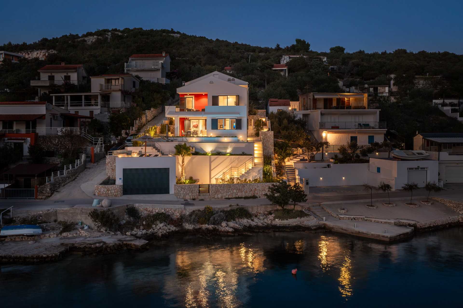 Beachfront Villa Mila M with Pool