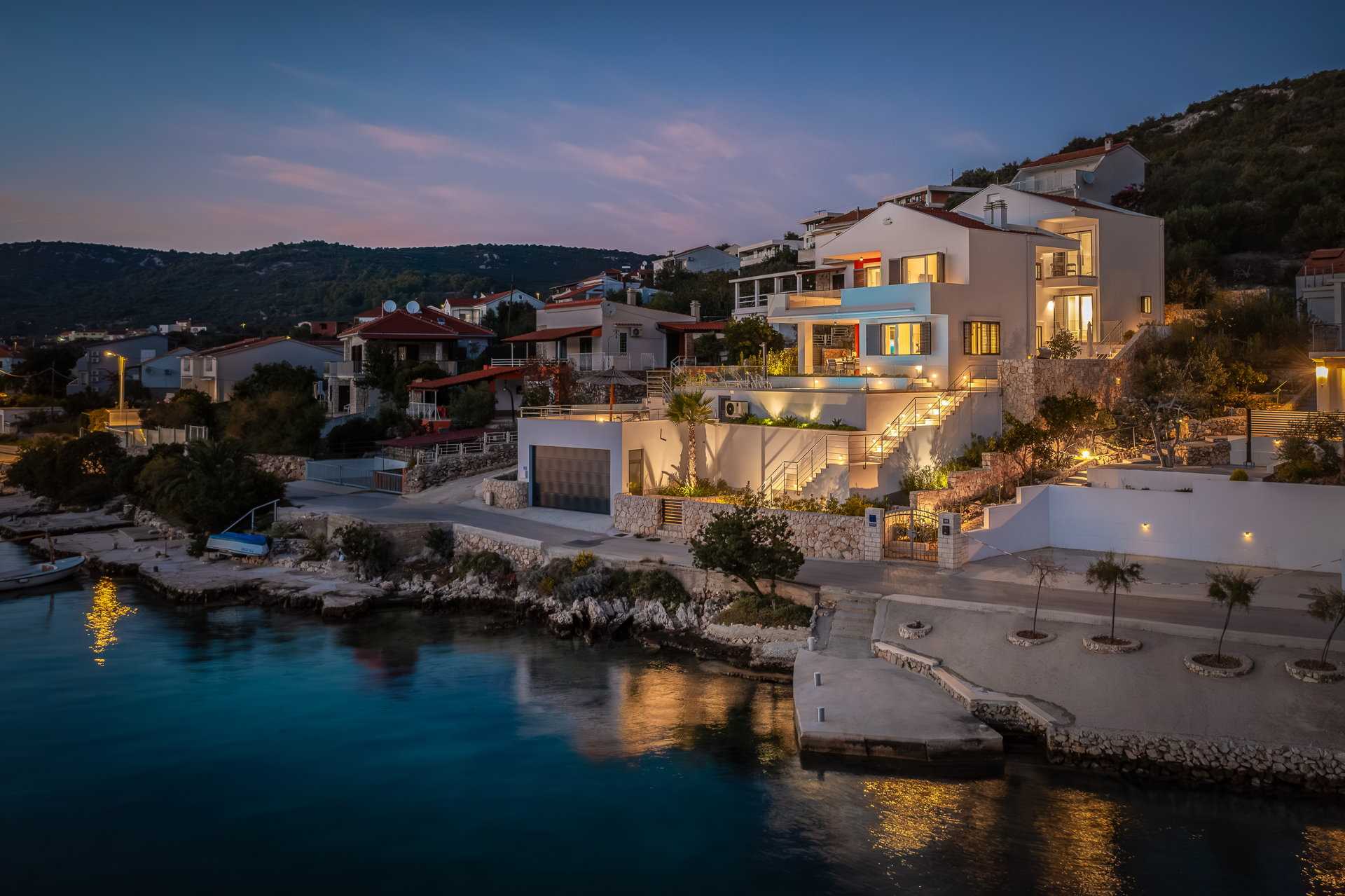 Beachfront Villa Mila M with Pool