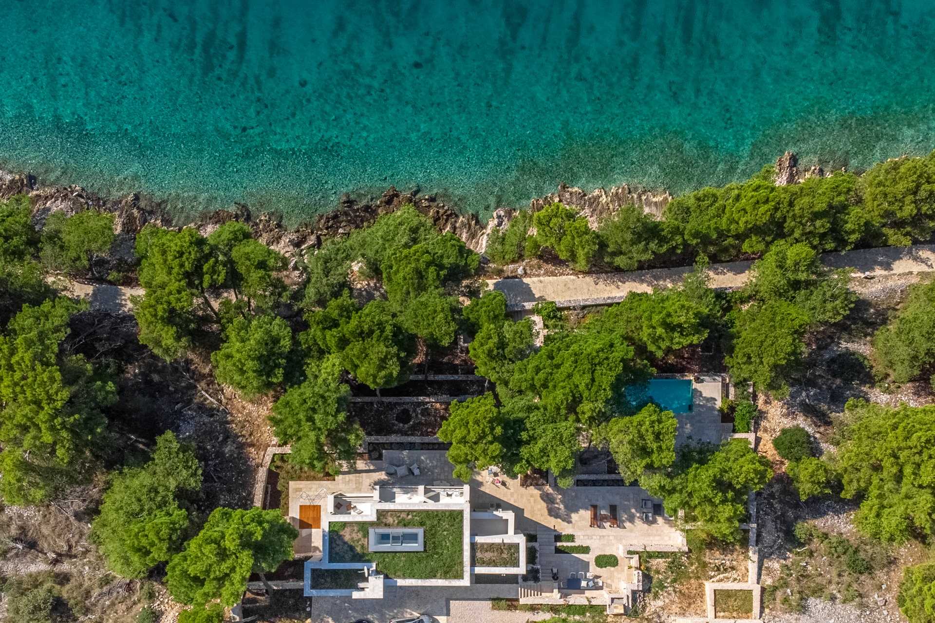 Beachfront Villa Oza Pine Coast with Pool