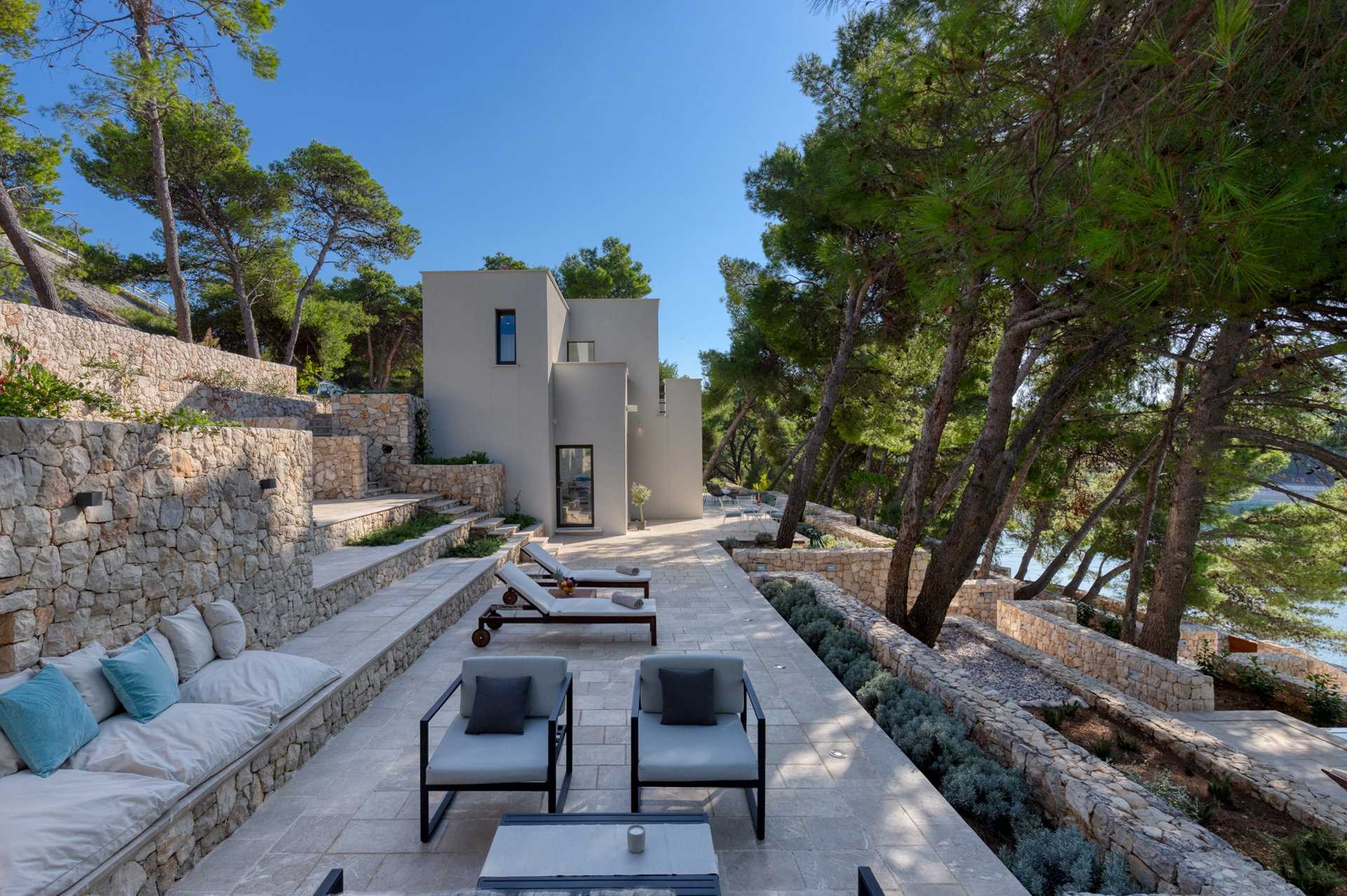 Beachfront Villa Oza Pine Coast with Pool