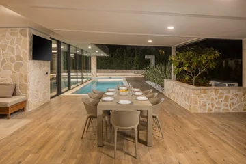 Modern Pool Villa Retreat in Funtana