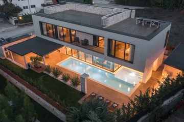 Modern Pool Villa Retreat in Funtana