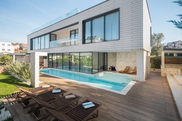 Modern Pool Villa Retreat in Funtana