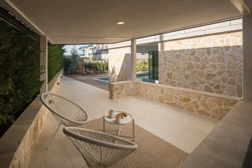 Modern Pool Villa Retreat in Funtana