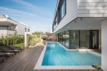 Modern Pool Villa Retreat in Funtana