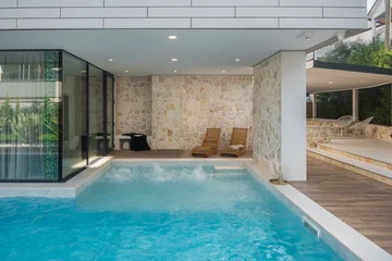 Modern Pool Villa Retreat in Funtana