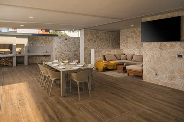 Modern Pool Villa Retreat in Funtana