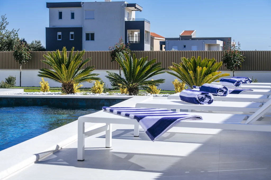 Modern Family Villa with Pool near Zadar