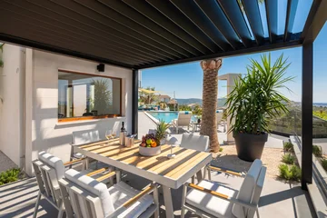 Modern Villa Retreat with Heated Pool in Rogoznica