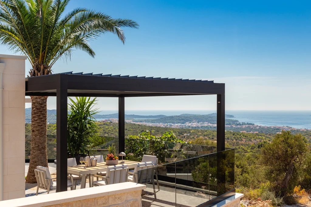 Modern Villa Retreat with Heated Pool in Rogoznica