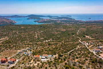 Modern Villa Retreat with Heated Pool in Rogoznica