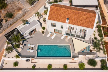 Modern Villa Retreat with Heated Pool in Rogoznica