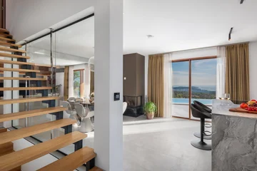 Modern Villa Retreat with Heated Pool in Rogoznica