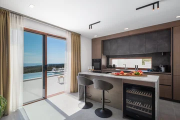 Modern Villa Retreat with Heated Pool in Rogoznica