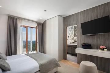 Modern Villa Retreat with Heated Pool in Rogoznica