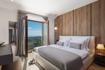 Modern Villa Retreat with Heated Pool in Rogoznica