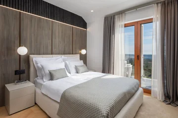 Modern Villa Retreat with Heated Pool in Rogoznica