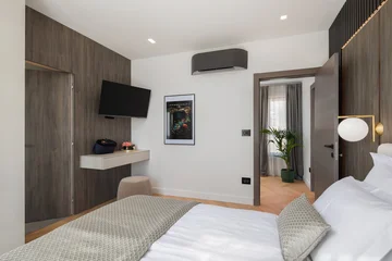 Modern Villa Retreat with Heated Pool in Rogoznica