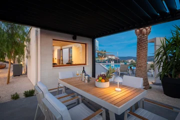 Modern Villa Retreat with Heated Pool in Rogoznica