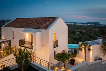 Modern Villa Retreat with Heated Pool in Rogoznica