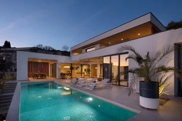 Modern Seaside Villa with Pool in Labin