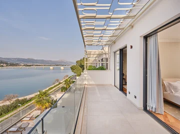 Modern Seafront Villa with Pool in Trogir