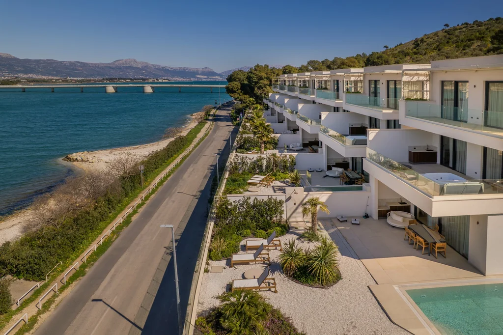 Modern Seafront Villa with Pool in Trogir