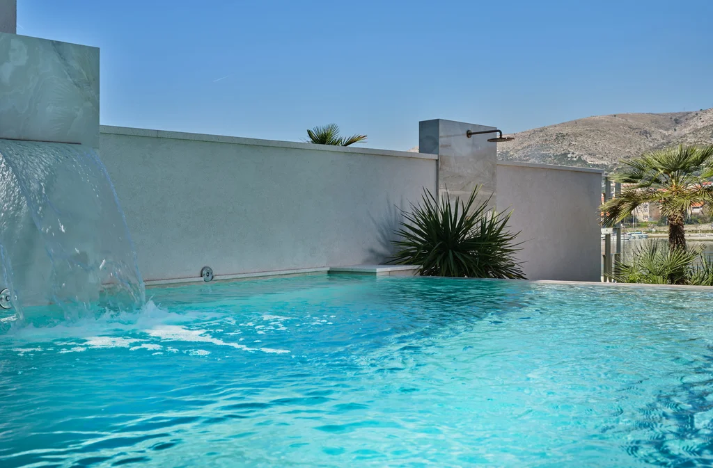 Contemporary Seaside Villa with Pool in Trogir