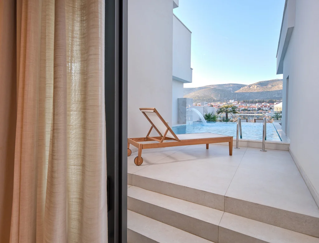 Contemporary Seaside Villa with Pool in Trogir