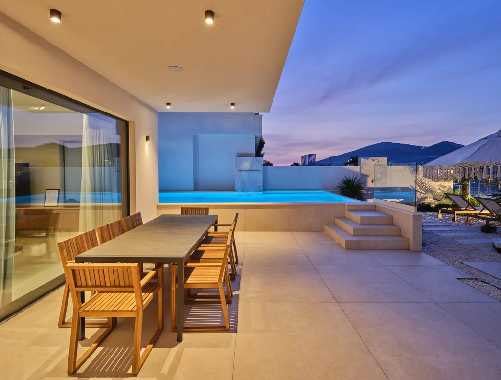 Contemporary Seaside Villa with Pool in Trogir