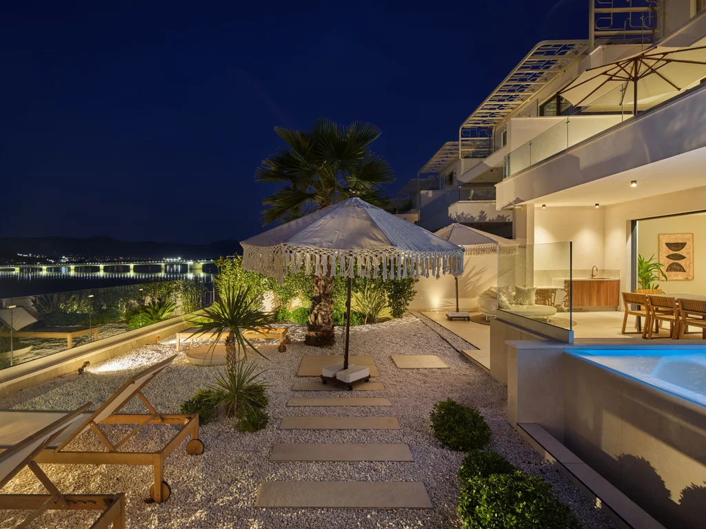 Contemporary Seaside Villa with Pool in Trogir