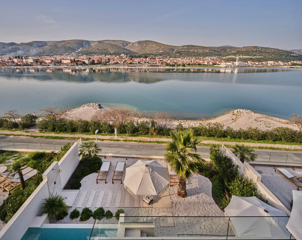 Modern Beachfront Villa with Pool in Trogir