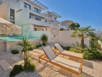 Contemporary Seafront Villa with Pool in Trogir