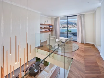 Contemporary Seafront Villa with Pool in Trogir