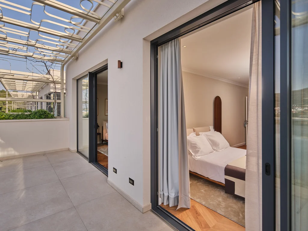 Contemporary Seafront Villa with Pool in Trogir