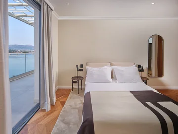 Contemporary Seafront Villa with Pool in Trogir