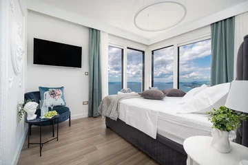 Modern Hilltop Villa with Pool in Podstrana