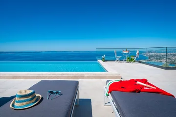 Modern Hilltop Villa with Pool in Podstrana