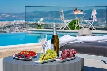 Modern Hilltop Villa with Pool in Podstrana