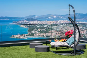 Modern Hilltop Villa with Pool in Podstrana