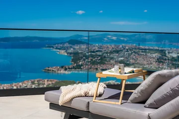 Modern Hilltop Villa with Pool in Podstrana