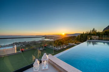 Modern Hilltop Villa with Pool in Podstrana