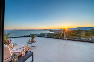 Modern Hilltop Villa with Pool in Podstrana