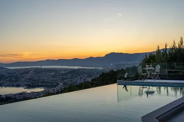 Modern Hilltop Villa with Pool in Podstrana