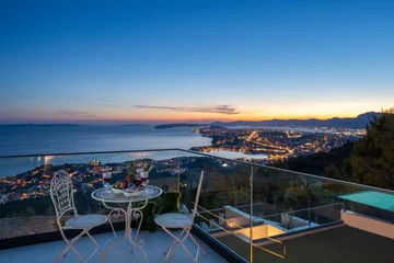 Modern Hilltop Villa with Pool in Podstrana